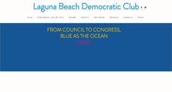 Desktop Screenshot of lagunabeachdemocraticclub.com