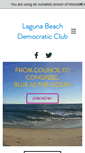 Mobile Screenshot of lagunabeachdemocraticclub.com